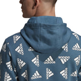 adidas All Over Print Fleece Hoodie - Mens Casual
