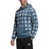 adidas All Over Print Fleece Hoodie - Mens Casual