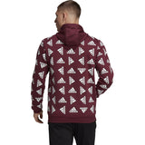 adidas All Over Print Fleece Hoodie - Mens Casual