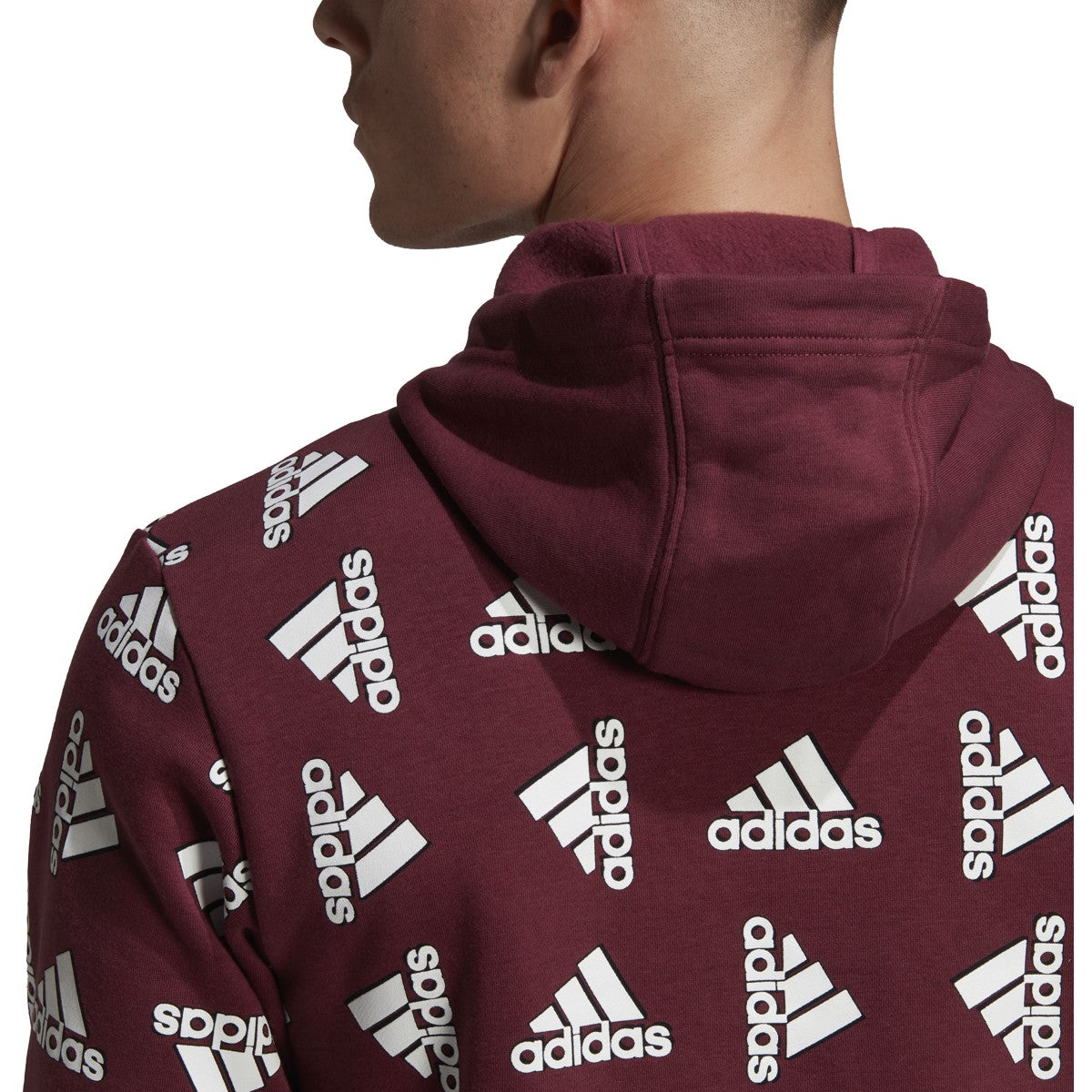 adidas All Over Print Fleece Hoodie - Mens Casual