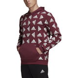 adidas All Over Print Fleece Hoodie - Mens Casual