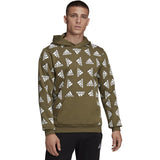 adidas All Over Print Fleece Hoodie - Mens Casual