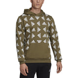 adidas All Over Print Fleece Hoodie - Mens Casual