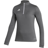 adidas Entrada 22 Womens Soccer Quarter Zip Training Shirt