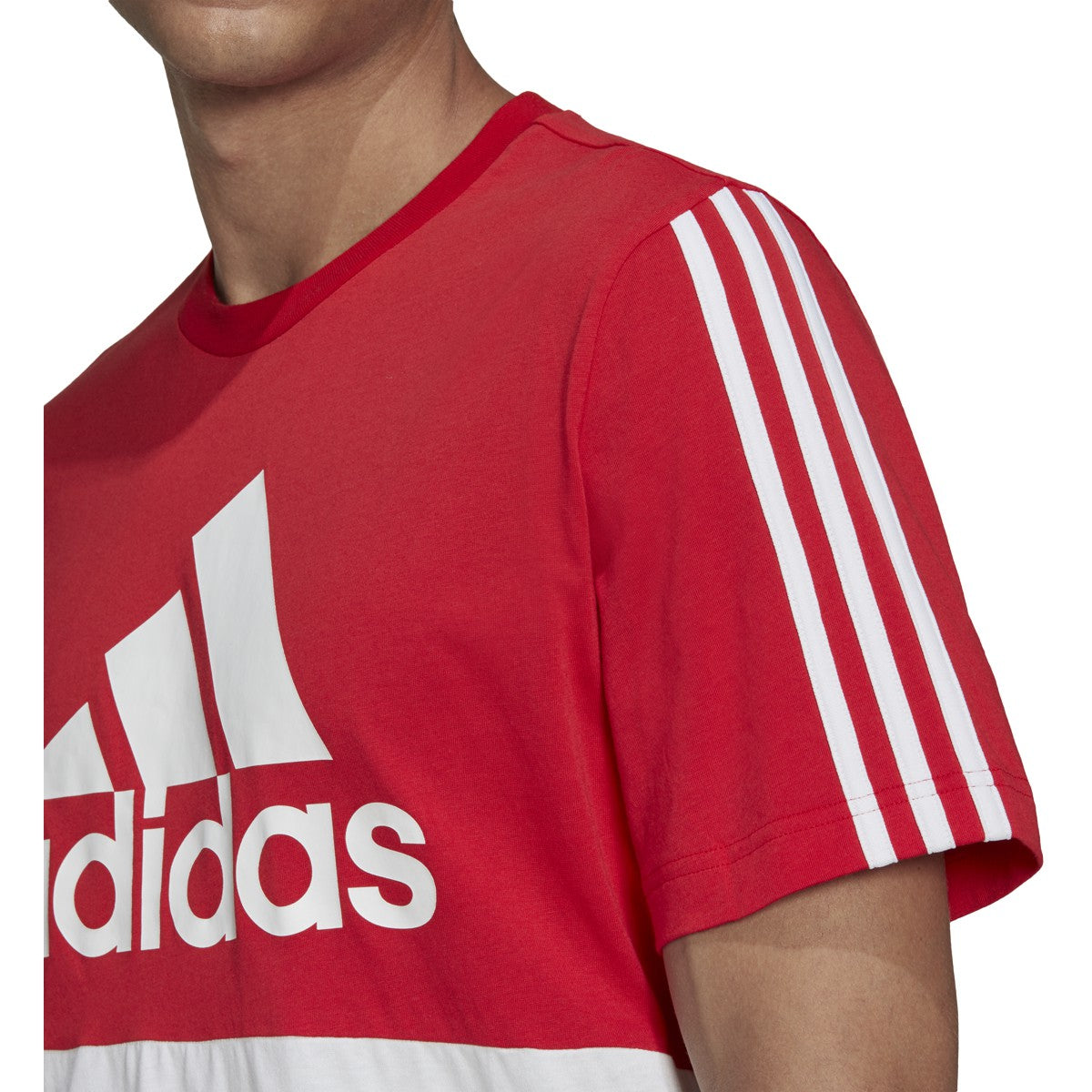 adidas Essentials Colorblock Tee - Mens Casual