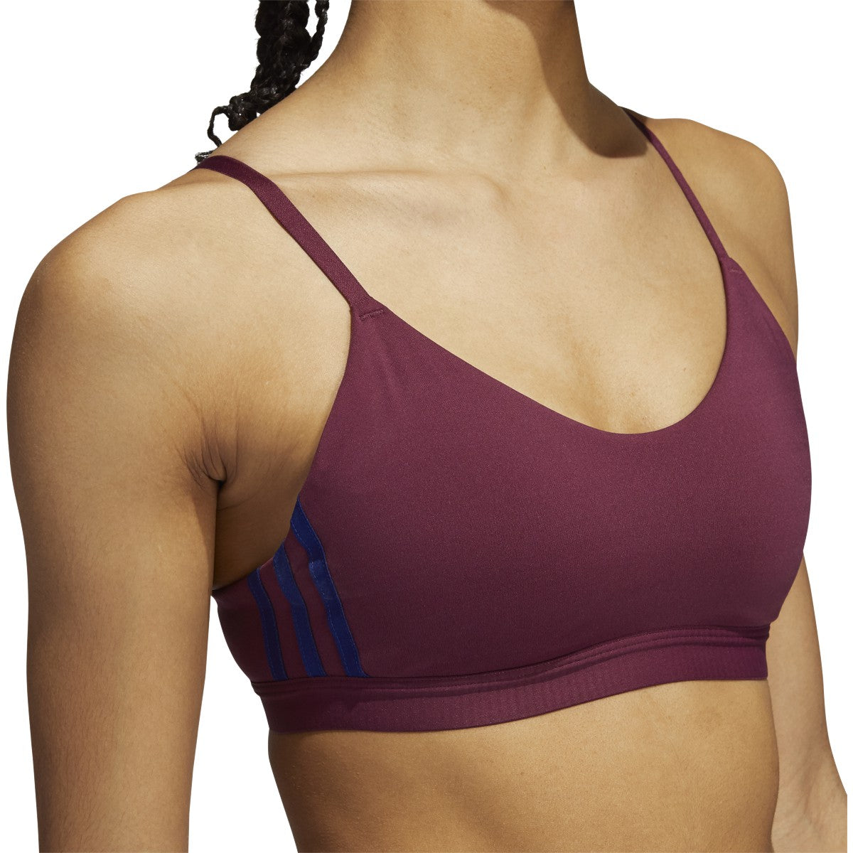 adidas All Me 3-Stripe Bra - Womens Training