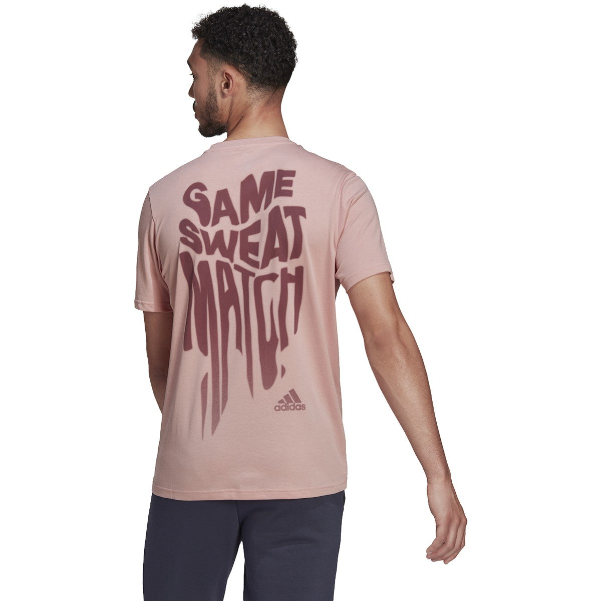 adidas Tennis Game Sweat Match Graphic T-Shirt - Mens Tennis