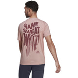 adidas Tennis Game Sweat Match Graphic T-Shirt - Mens Tennis
