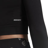 adidas Seamless Cropped Long Sleeve T-Shirt - Womens Training