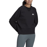 adidas Studio Fleece Sweatshirt - Womens Casual