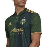 adidas 21/22 Portland Timbers Home Jersey Authentic - Mens Soccer