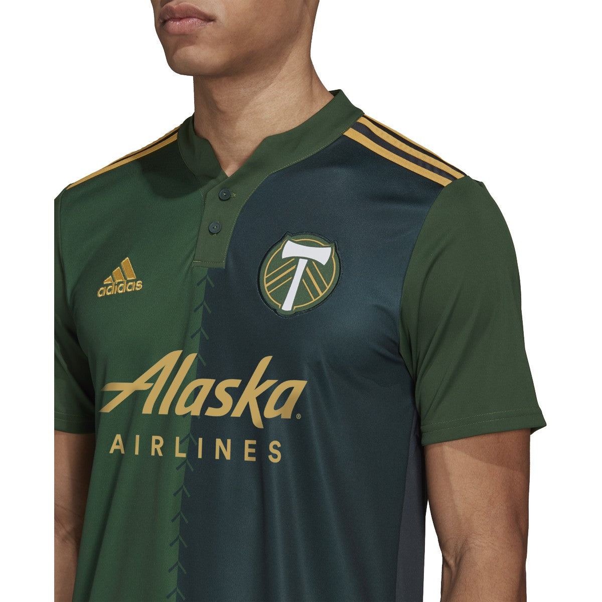 adidas 21/22 Portland Timbers Home Jersey Replica - Mens Soccer