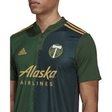 adidas 21/22 Portland Timbers Home Jersey Replica - Mens Soccer