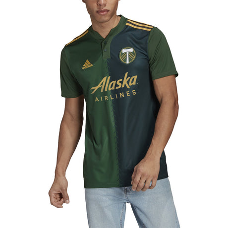 adidas 21/22 Portland Timbers Home Jersey Replica - Mens Soccer