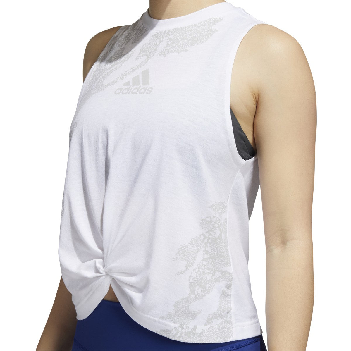 adidas Camo Graphic Knot Tank - Womens Training
