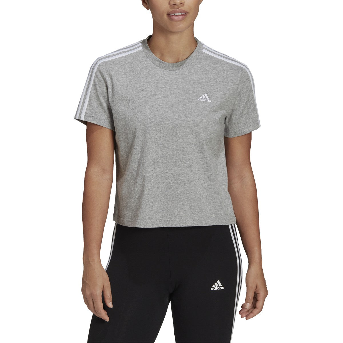 adidas Essentials Loose Crop T-Shirt - Womens Casual