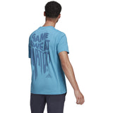 adidas Tennis Game Sweat Match Graphic T-Shirt - Mens Tennis