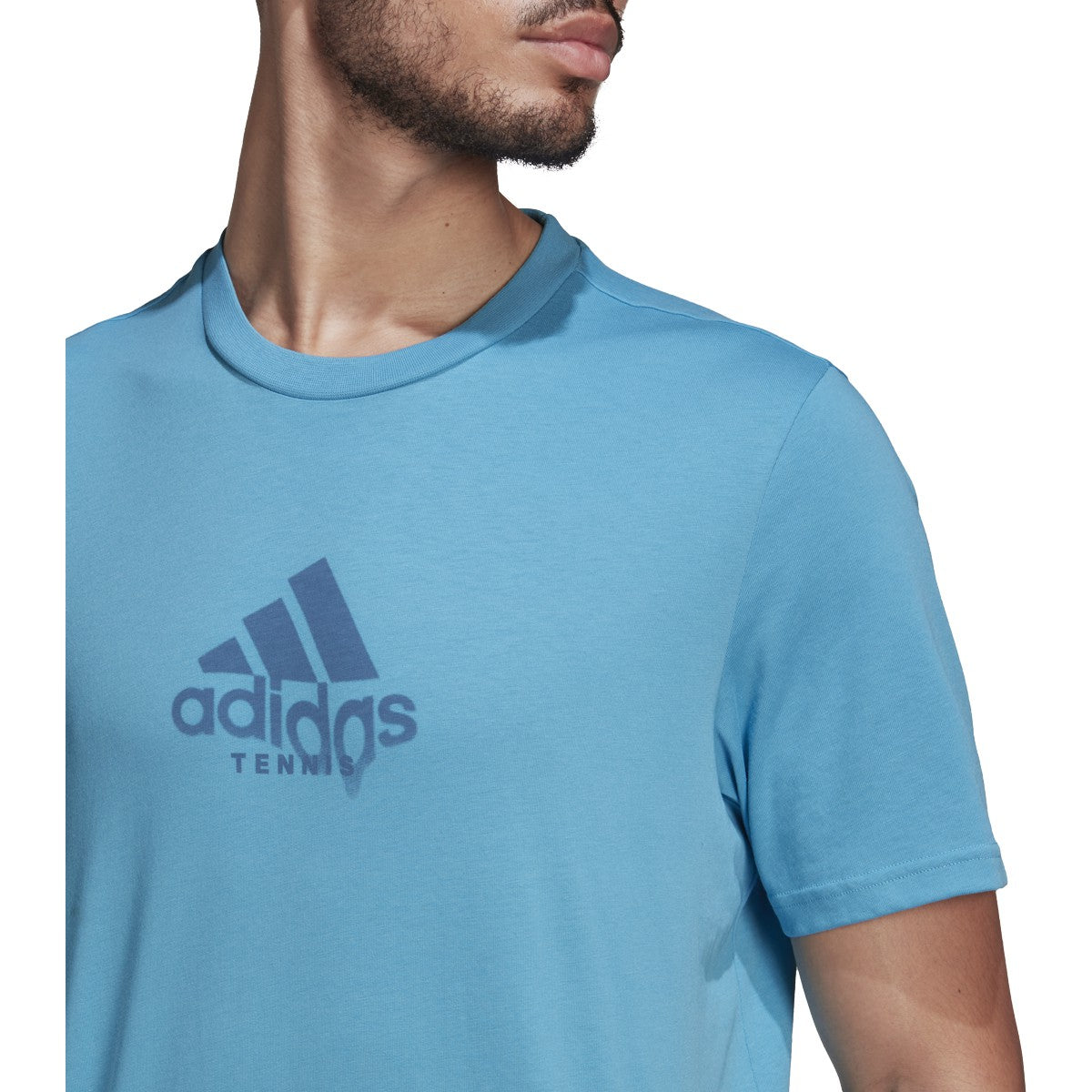 adidas Tennis Game Sweat Match Graphic T-Shirt - Mens Tennis