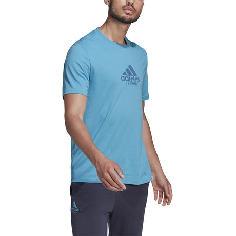 adidas Tennis Game Sweat Match Graphic T-Shirt - Mens Tennis