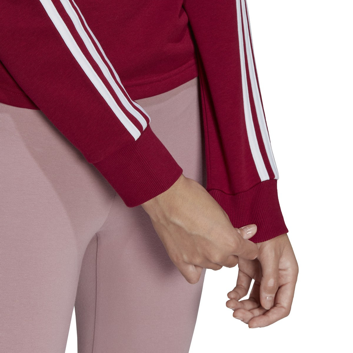 adidas Essentials Crop Hoodie - Womens Casual