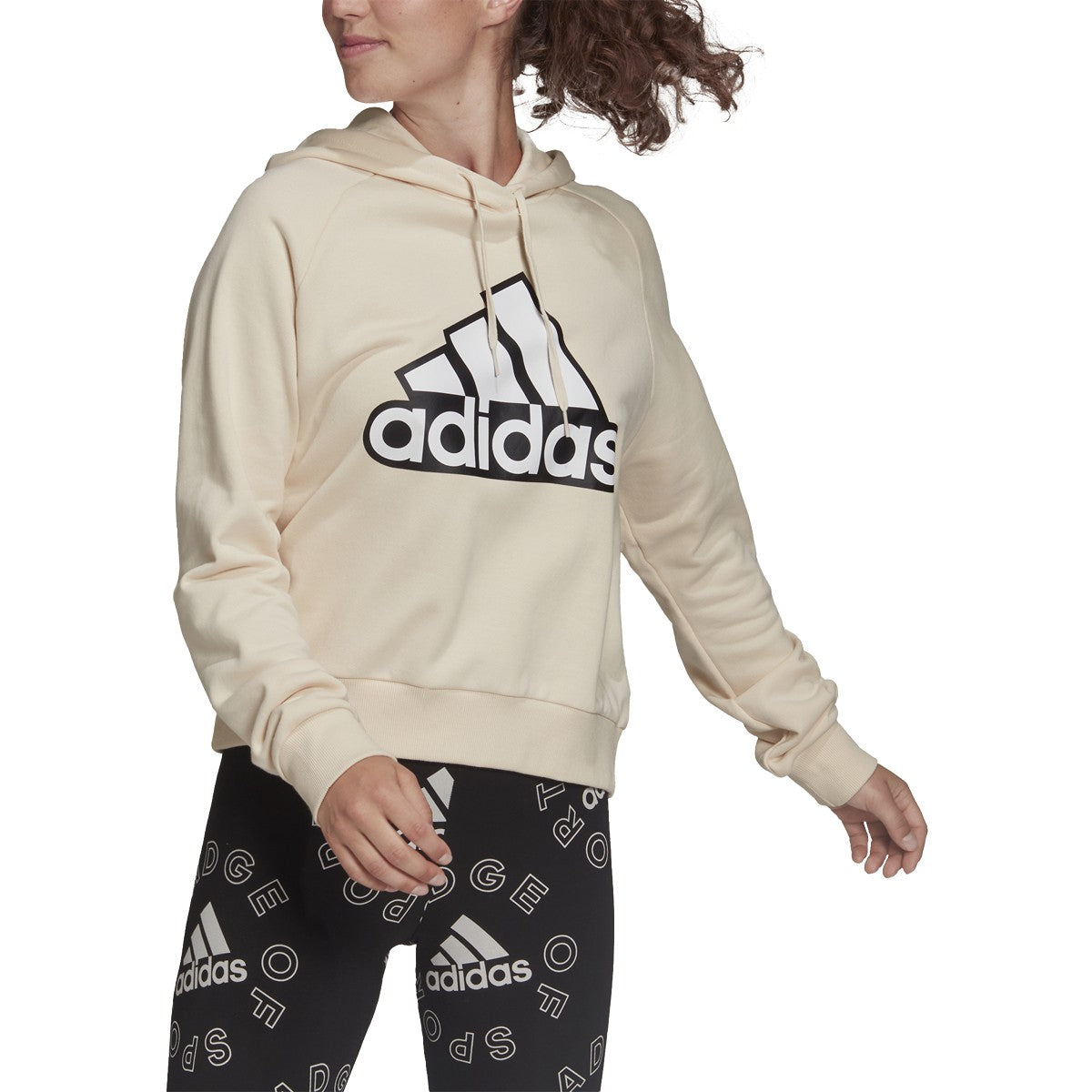 adidas Essentials Relaxed Fit Logo Hoodie - Womens Casual