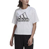 adidas Essentials Cropped Logo T-Shirt - Womens Casual