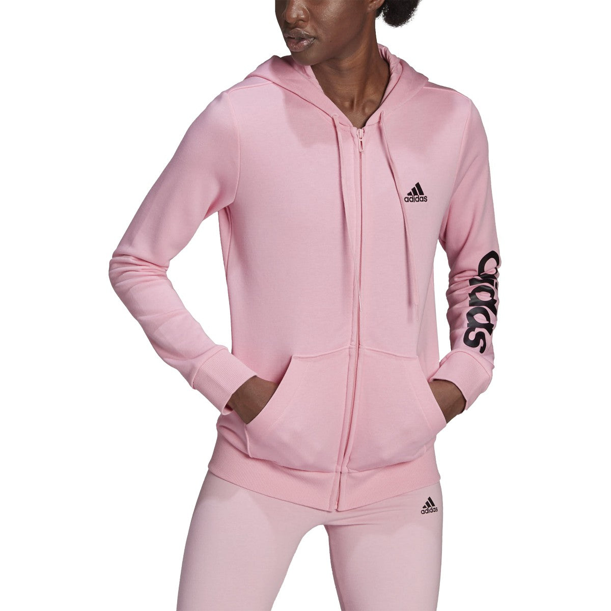 adidas Essentials Full-Zip Hoodie - Womens Casual