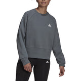 adidas Studio Fleece Sweatshirt - Womens Casual