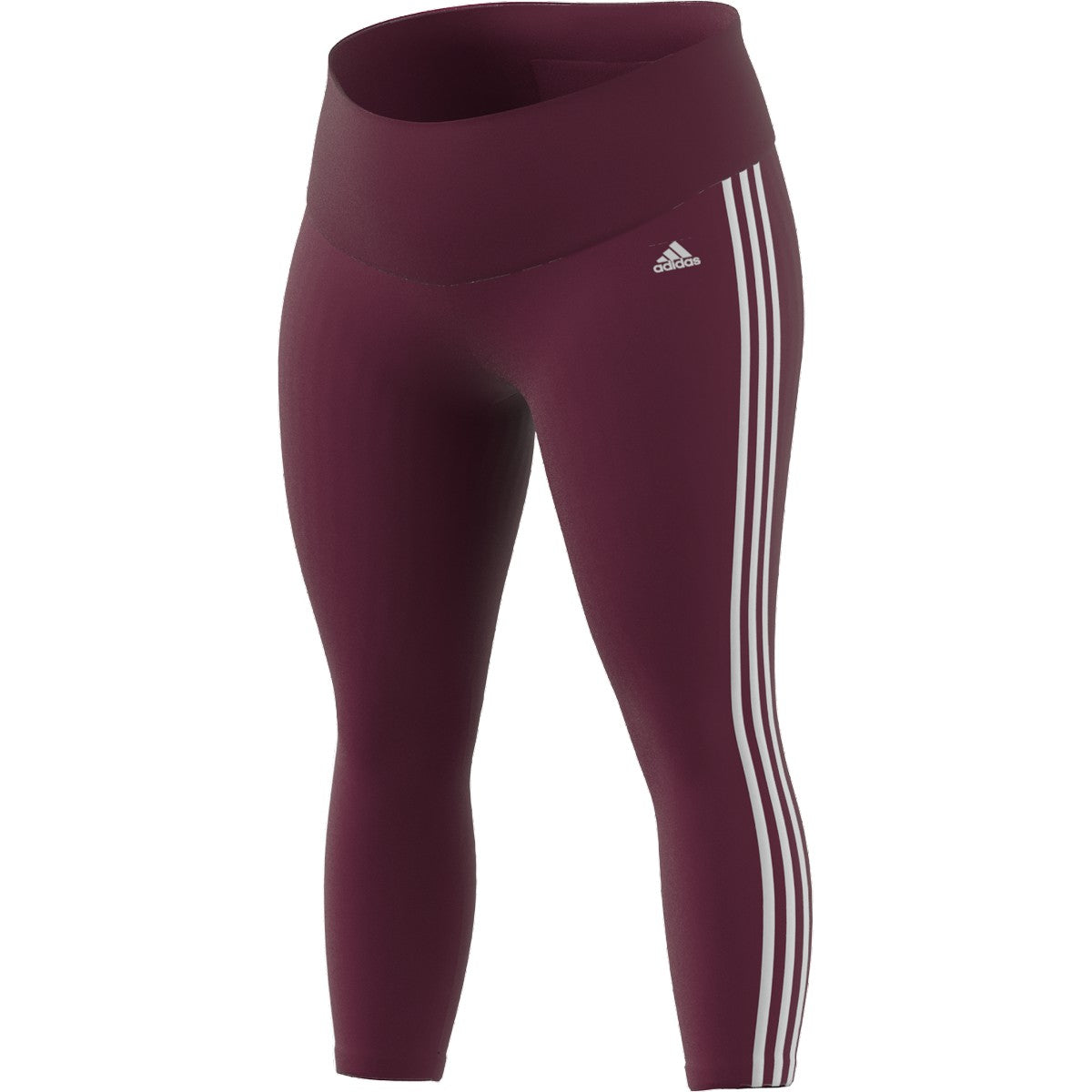 adidas High Rise 3-Stripes 7/8 Tights Plus Size - Womens Training