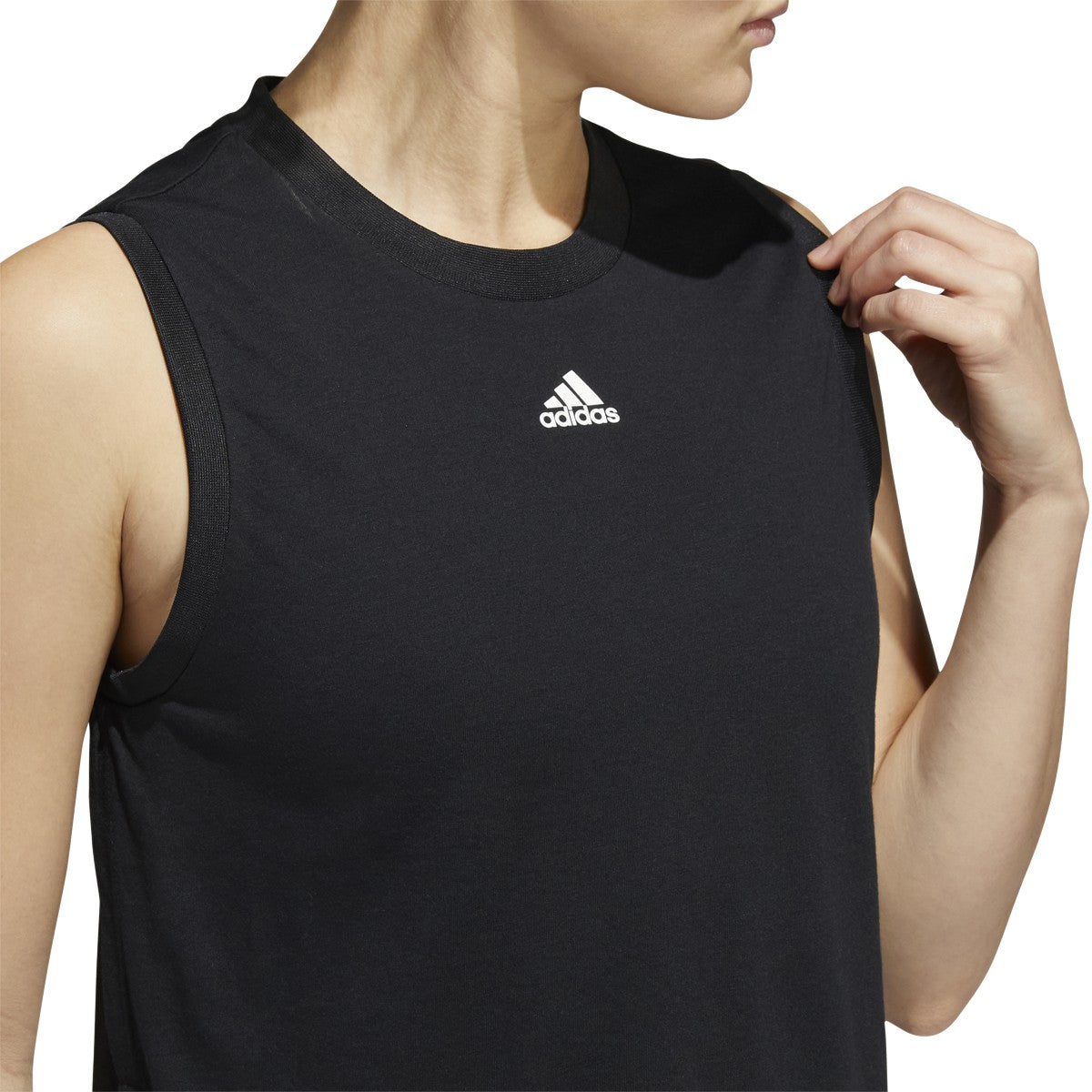 adidas Cotton-Touch Sport Tank Top - Womens Training