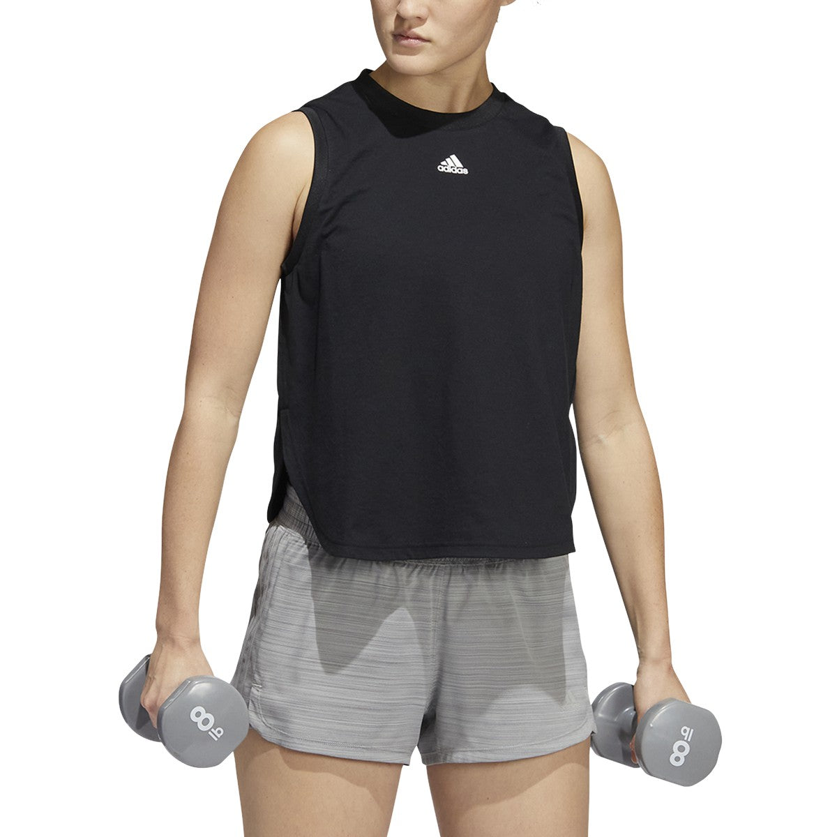 adidas Cotton-Touch Sport Tank Top - Womens Training