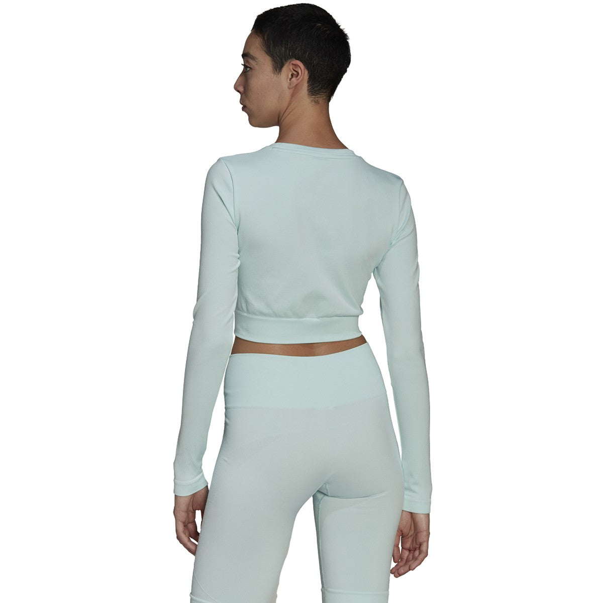 adidas Seamless Cropped Long Sleeve T-Shirt - Womens Training