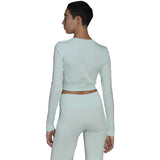 adidas Seamless Cropped Long Sleeve T-Shirt - Womens Training