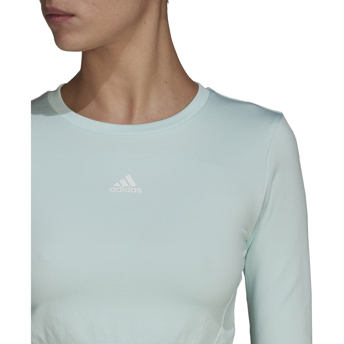 adidas Seamless Cropped Long Sleeve T-Shirt - Womens Training