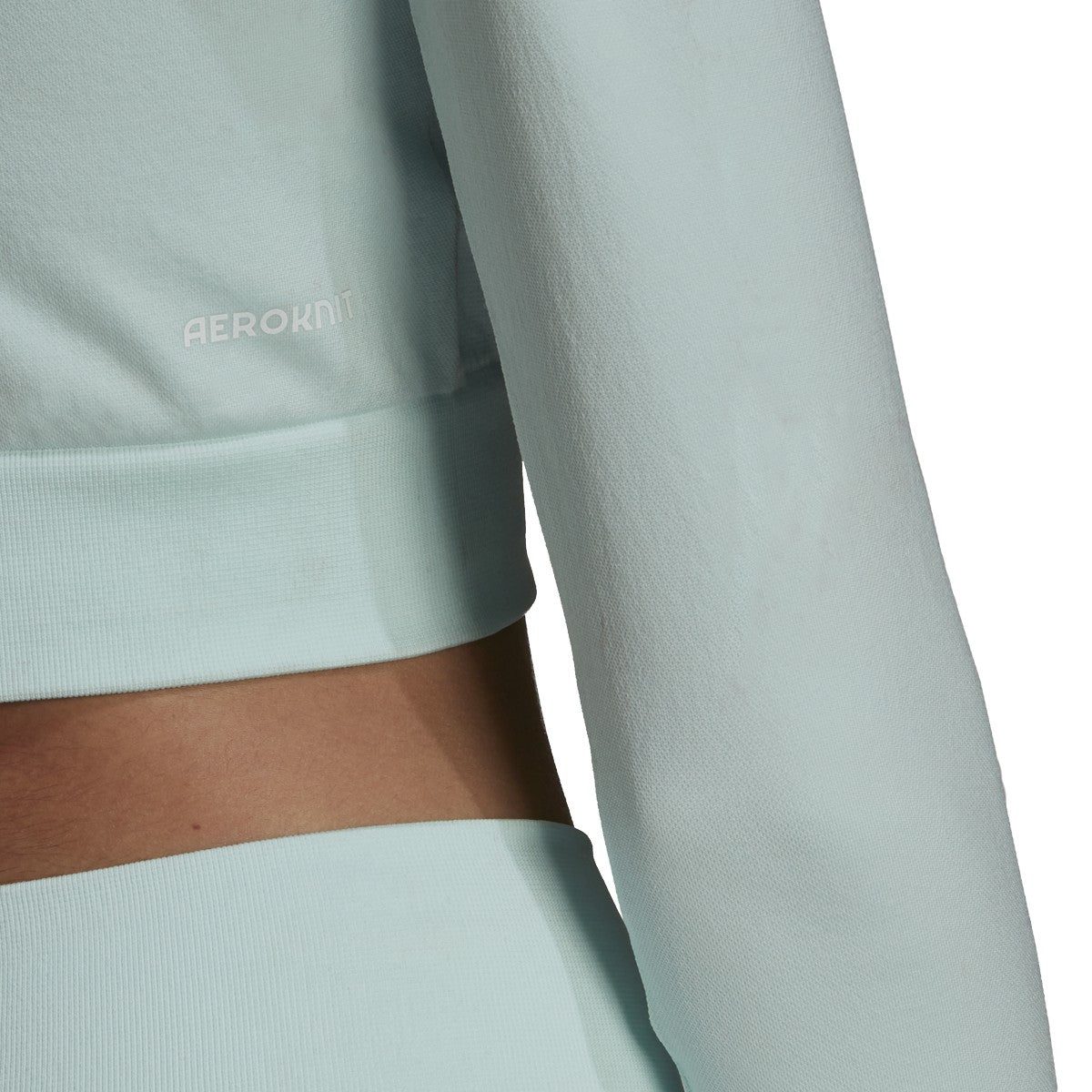 adidas Seamless Cropped Long Sleeve T-Shirt - Womens Training