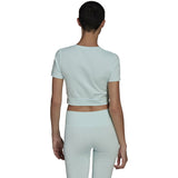 adidas Seamless Fitted Cropped T-Shirt - Womens Training