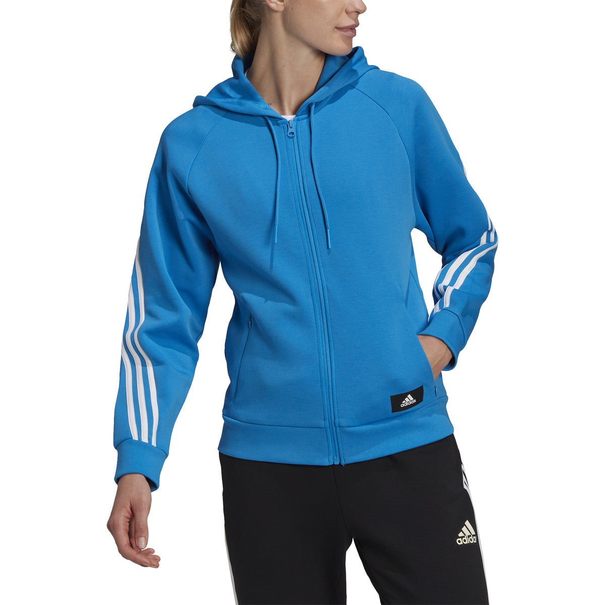 adidas Sportswear Future Icons 3-Stripe Hooded Track Top - Womens Casual