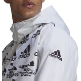 adidas Essentials Brandlove Half-Zip Windbreaker - Mens Casual