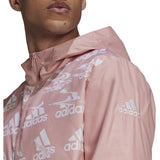 adidas Essentials Brandlove Half-Zip Windbreaker - Mens Casual