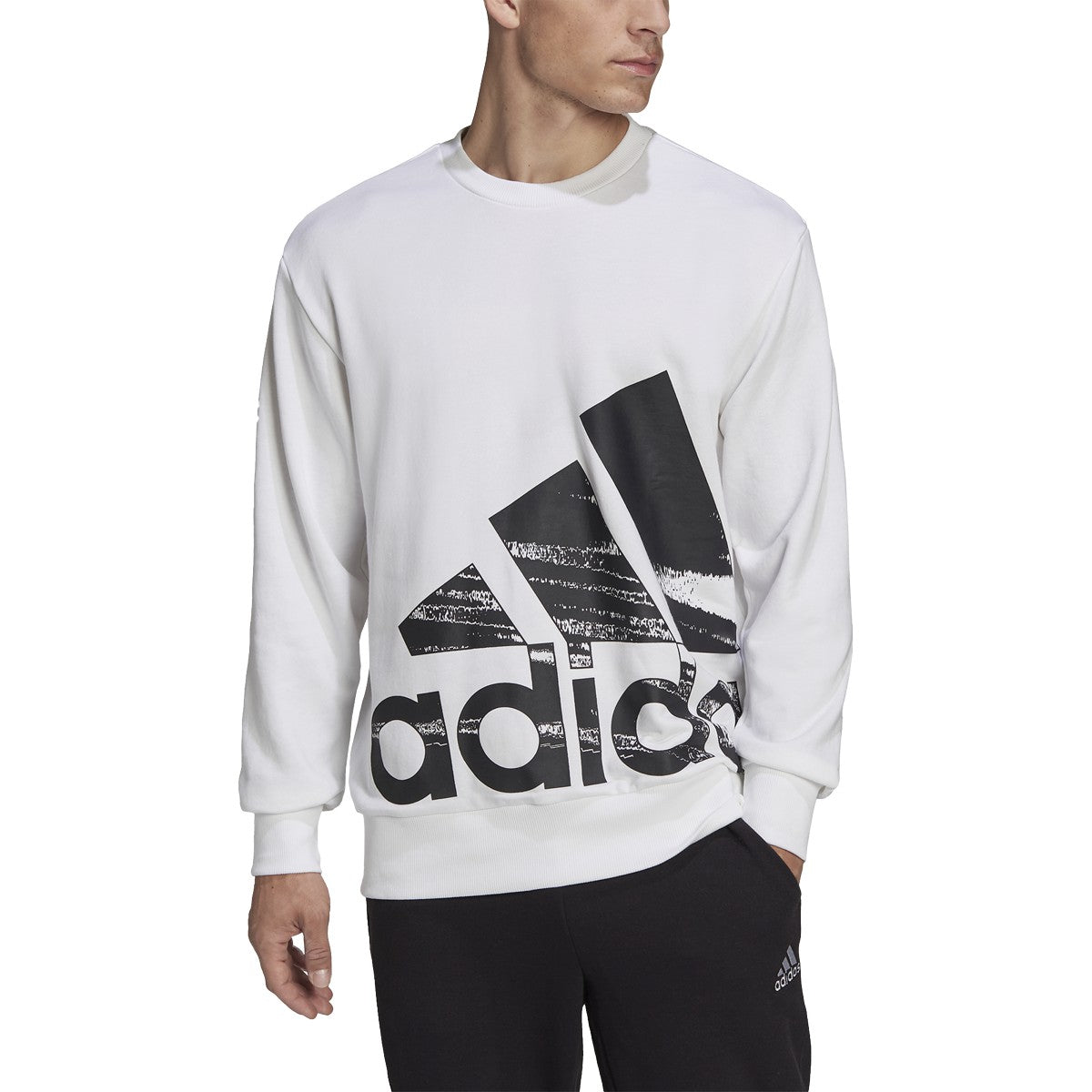 adidas Essentials Brand Love French Terry Sweatshirt - Mens Casual