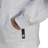 adidas Studio Lounge Fleece Full-Zip Hoodie - Womens Casual