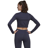 adidas Seamless Cropped Long Sleeve T-Shirt - Womens Training
