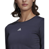 adidas Seamless Cropped Long Sleeve T-Shirt - Womens Training