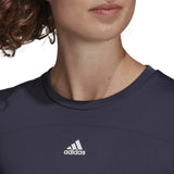 adidas Seamless Fitted Cropped T-Shirt - Womens Training