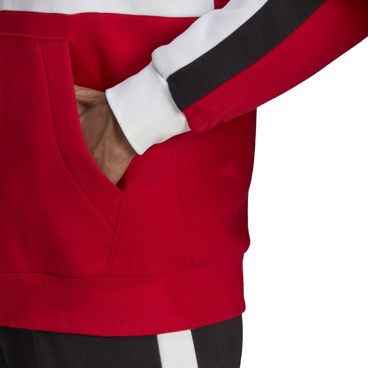 adidas Essentials Colorblock Fleece Hoodie - Mens Casual