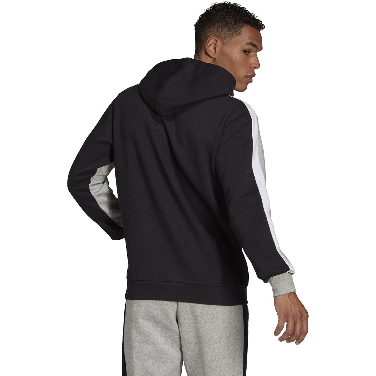 adidas Essentials Colorblock Fleece Hoodie - Mens Casual