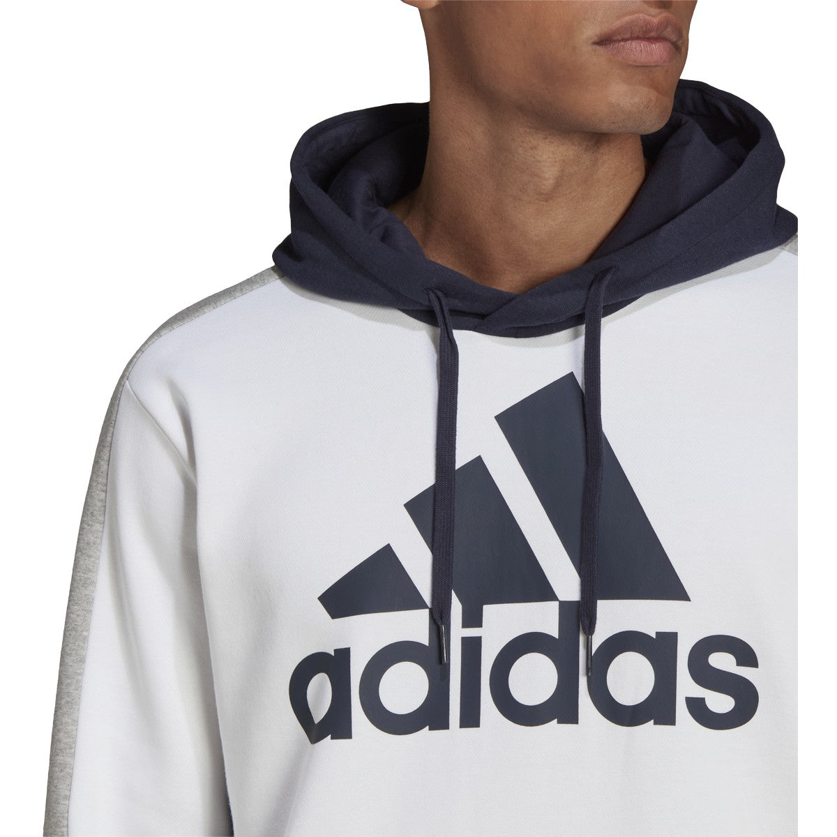 adidas Essentials Colorblock Fleece Hoodie - Mens Casual