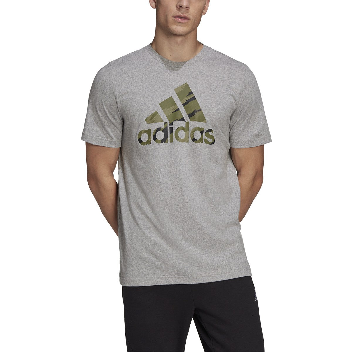 adidas Essentials Tiger Camo T-Shirt - Mens Casual