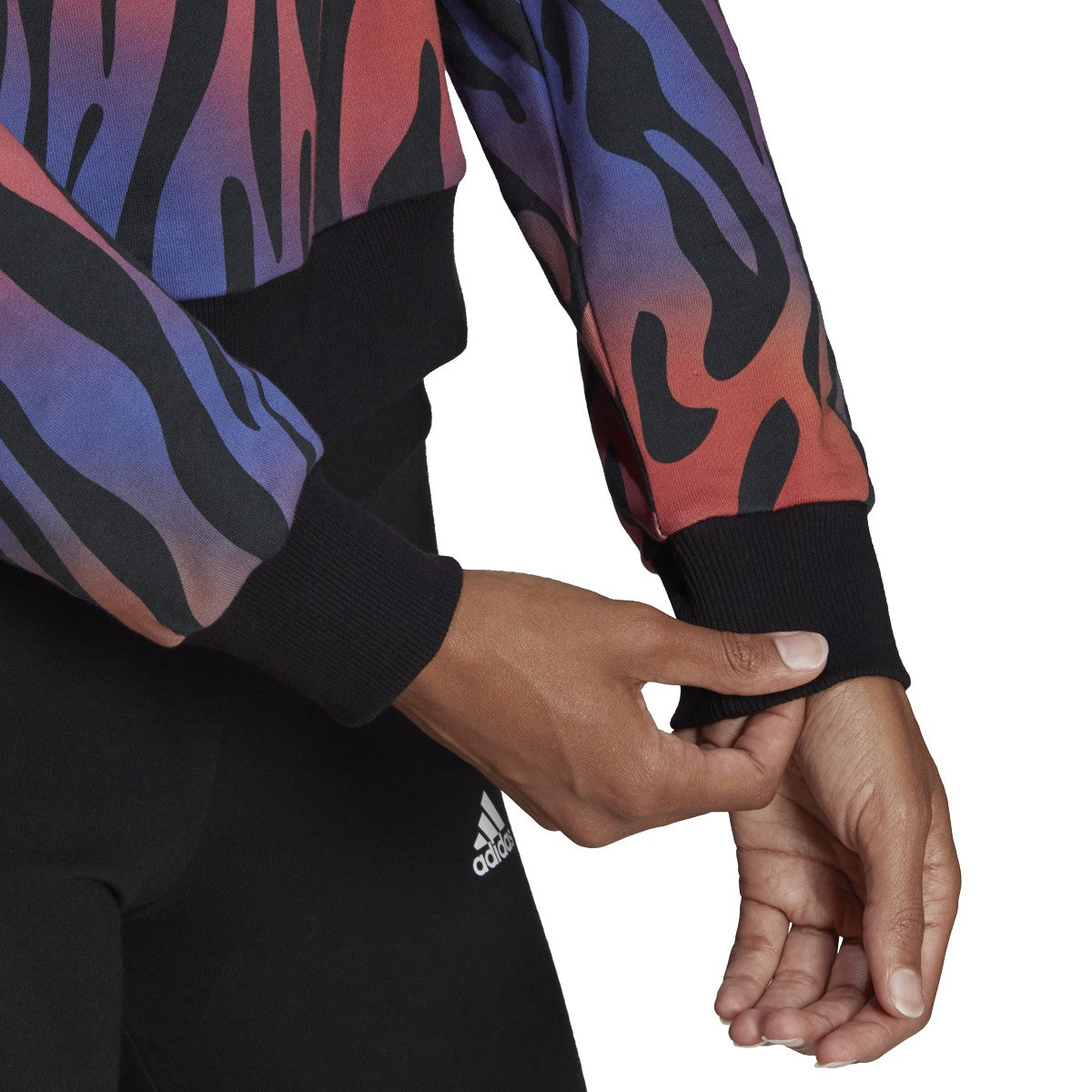 adidas Tiger Print Sweatshirt - Womens Casual
