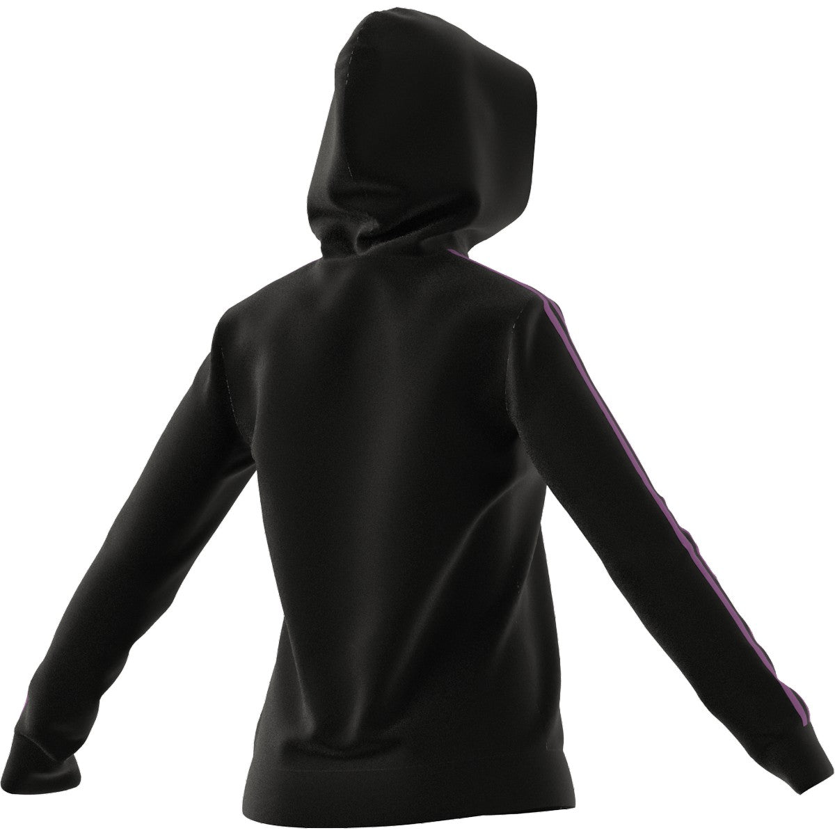 adidas Essentials 3-Stripe Full-Zip Hoodie - Womens Casual